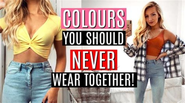 5 Colors You Should Never Wear Together, Stylists Say — Best Life