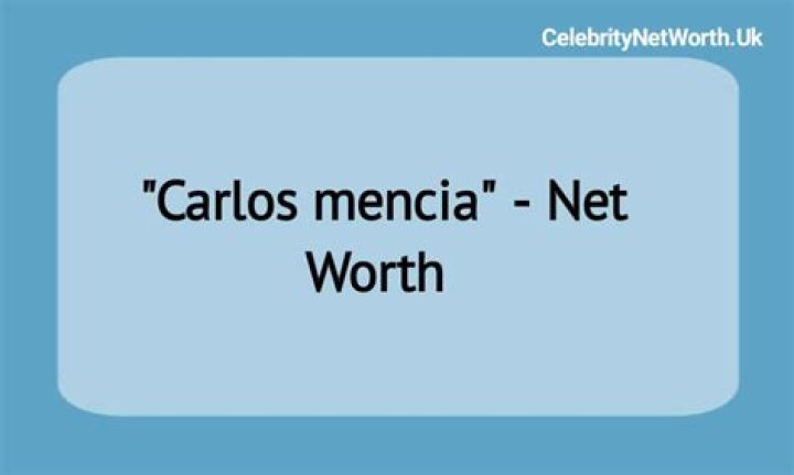 Carlos Mencia Net Worth | Celebrity Net Worth