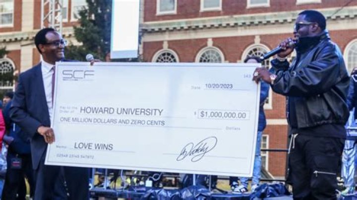 Diddy Donates $1 Million To Howard University