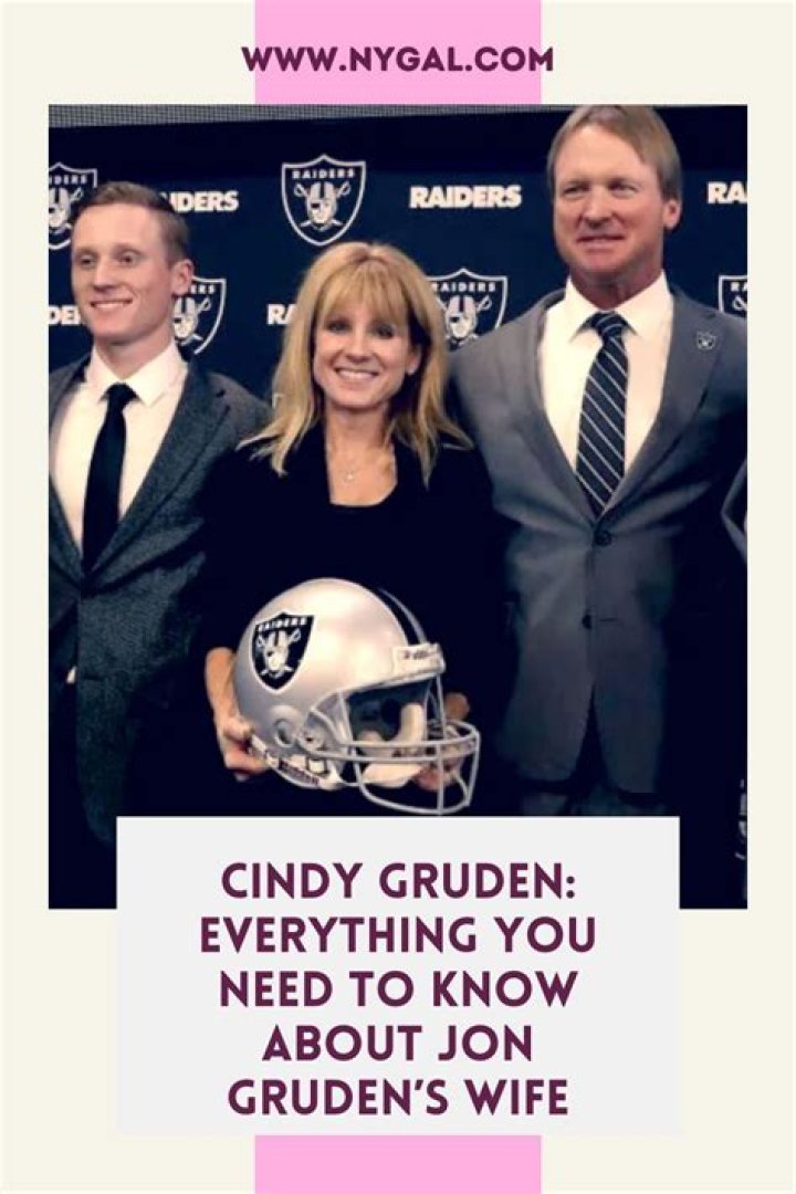 
Jon Gruden's Life With His Wife Cindy Gruden And Children; Their Love Story Is Indeed Adorable