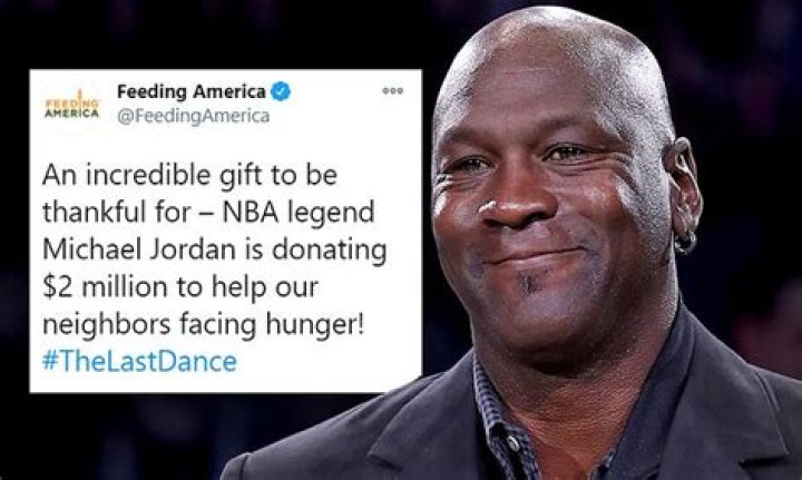 Michael Jordan Makes $2 Million Donation To Feeding America